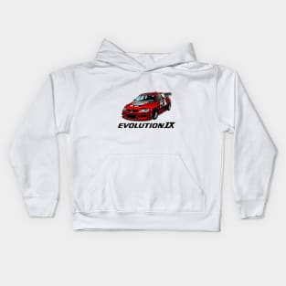 Mitsubishi Lancer Evo IX Kids Hoodie